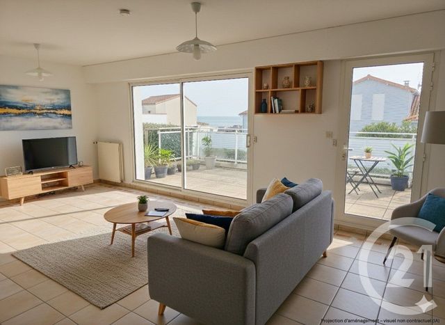 Appartement T3 à vendre - 3 pièces - 63.8 m2 - LES SABLES D OLONNE - 85 - PAYS-DE-LOIRE - Century 21 Bleu Marine
