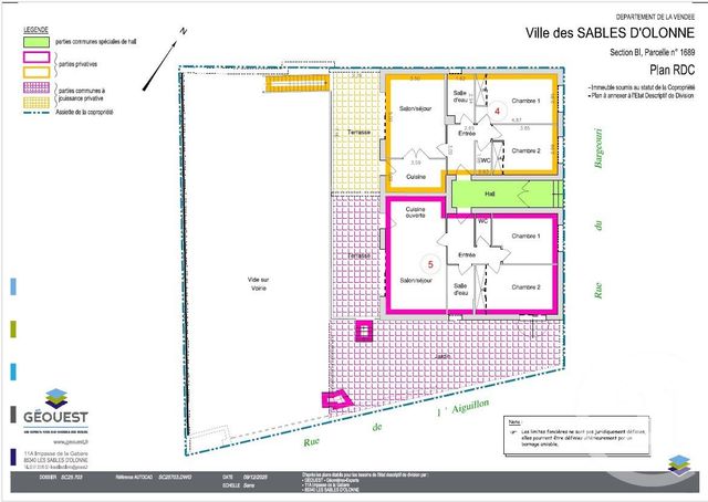 Appartement T3 à vendre - 3 pièces - 63.8 m2 - LES SABLES D OLONNE - 85 - PAYS-DE-LOIRE - Century 21 Bleu Marine