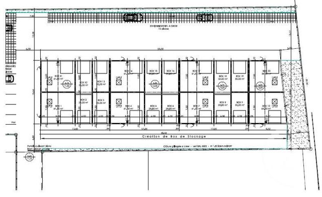 parking à louer - 30.0 m2 - OLONNE SUR MER - 85 - PAYS-DE-LOIRE - Century 21 Bleu Marine