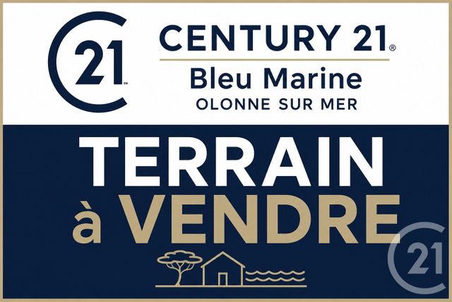 terrain à vendre - 775.0 m2 - CHATEAU D OLONNE - 85 - PAYS-DE-LOIRE - Century 21 Bleu Marine